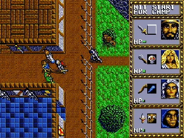 Dungeons & Dragons - Warriors of the Eternal Sun (USA, Europe) screen shot game playing